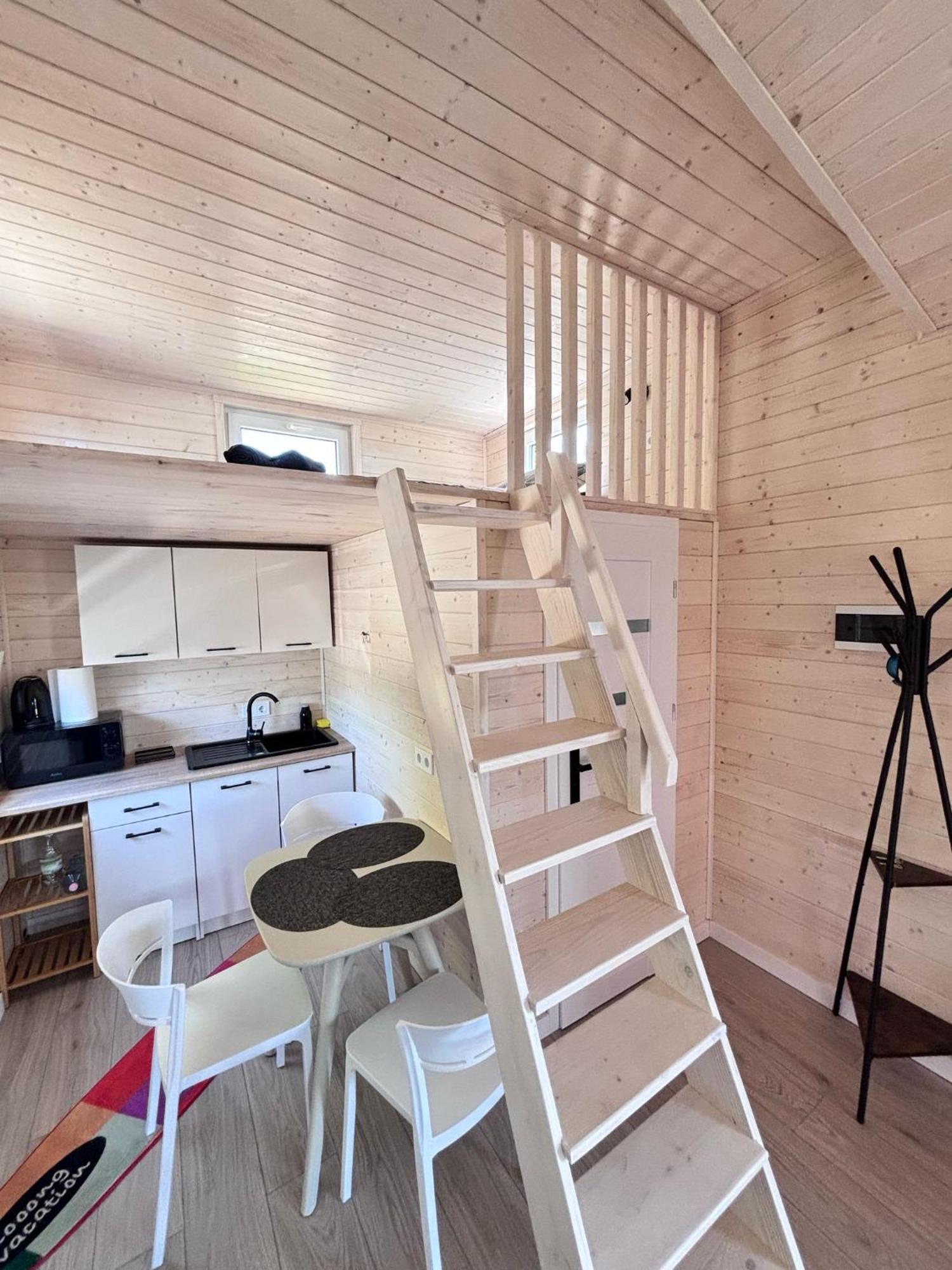 Campsite 3 Widoki Kiekrz -domki Tiny House Z Prywatna Plaza I Pomostem Nad Jeziorem Kierskim *